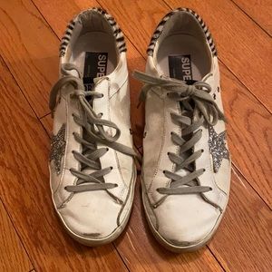 Golden Goose sneakers.